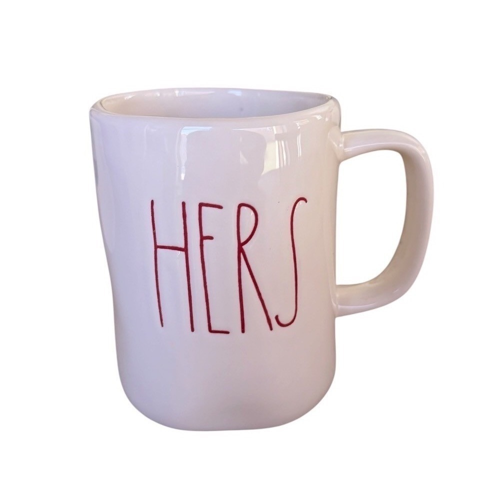 Rae Dunn Coffee Mug HERS Artisan Collection Farmhouse Cup